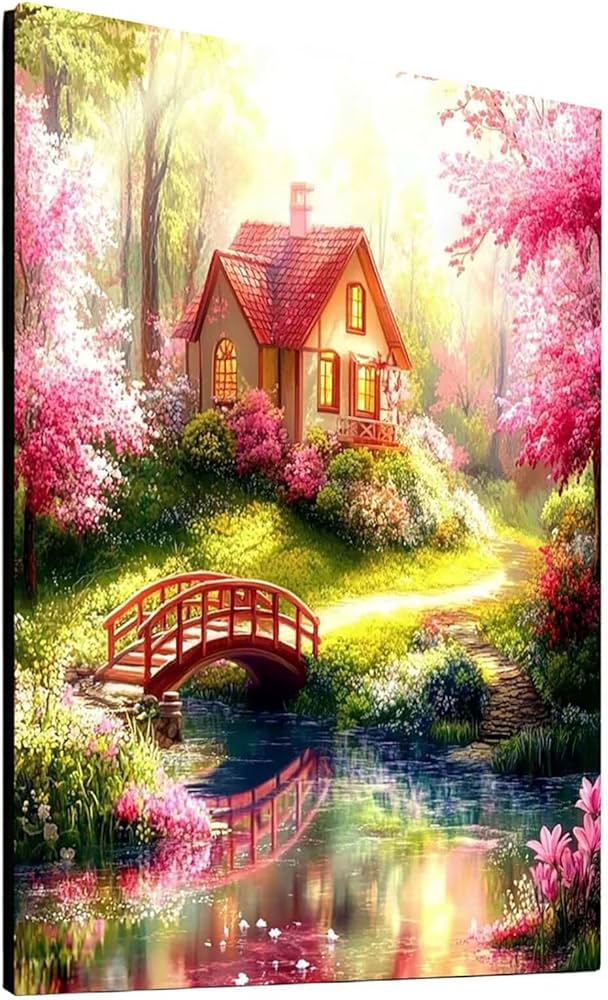 Amazon.co.jp: ダイヤモンドアート キット Diamond Art キャビン